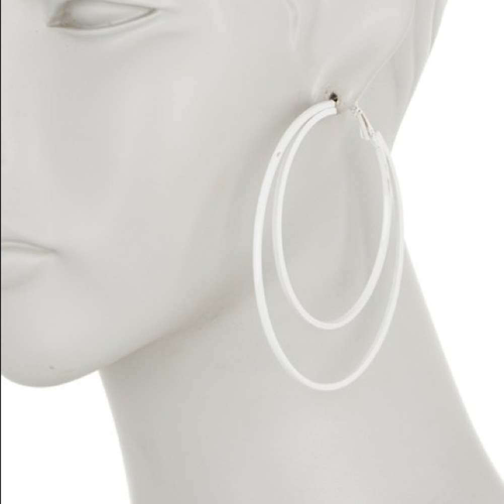 Free Press 75mm Double Hoop Earrings